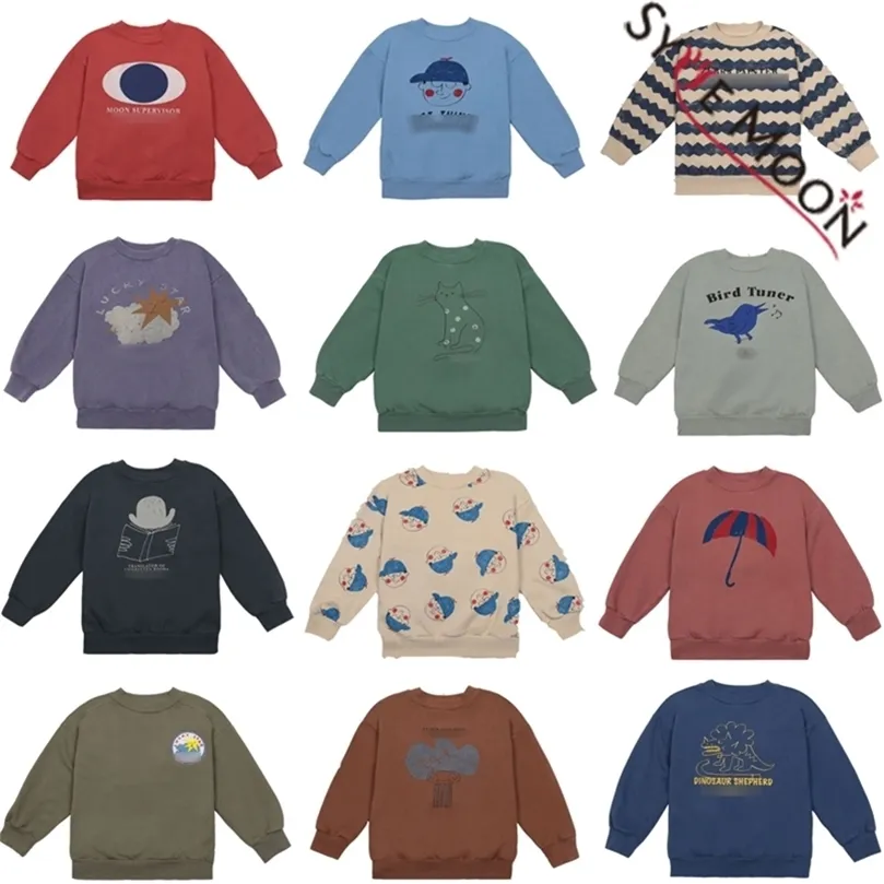 Kids Sweaters Autumn Winter Brand Boys Girls Fashion Print Pullover Baby Child Sell Cotton Outwear Clothes cs LJ201128