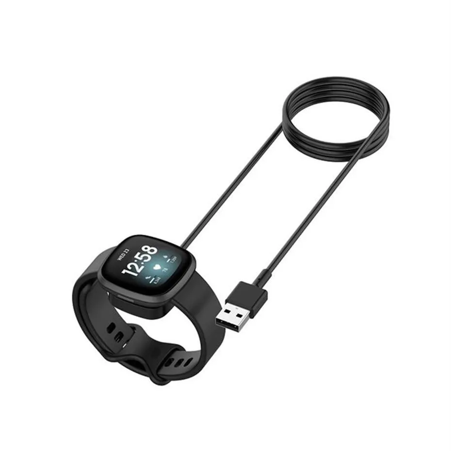 ドックステーション充電器アダプターUSB充電ケーブルベースコードワイヤFITBIT SENSE/Versa 3 SmartWatch Versa3 Smart WatchアクセサリーFA263U