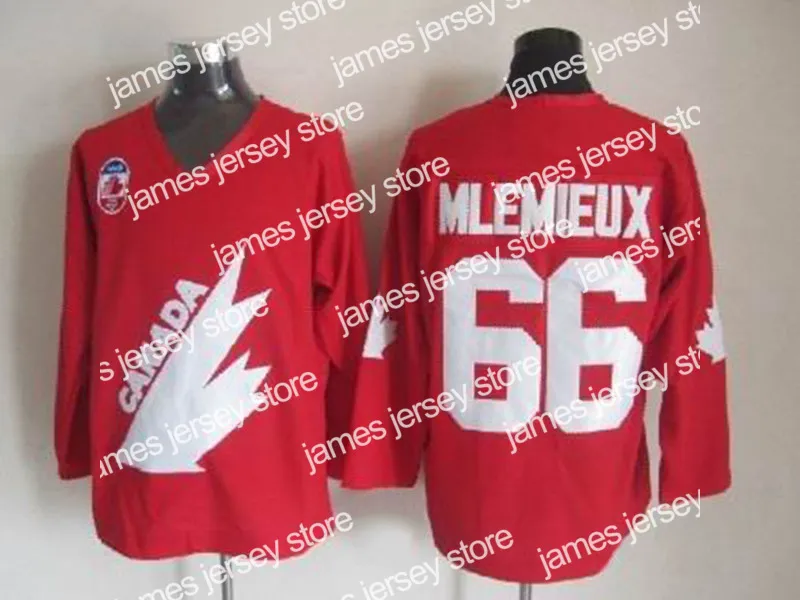 Hockey Jerseys James Custom Team Canada Hockey Jersey 99 Gretzky 66 Lemieux 4 Bobby Orr 7 Bourque 10 Hawerchuk 11 Messier Mens Stitched White Red From 28 48 DHgate