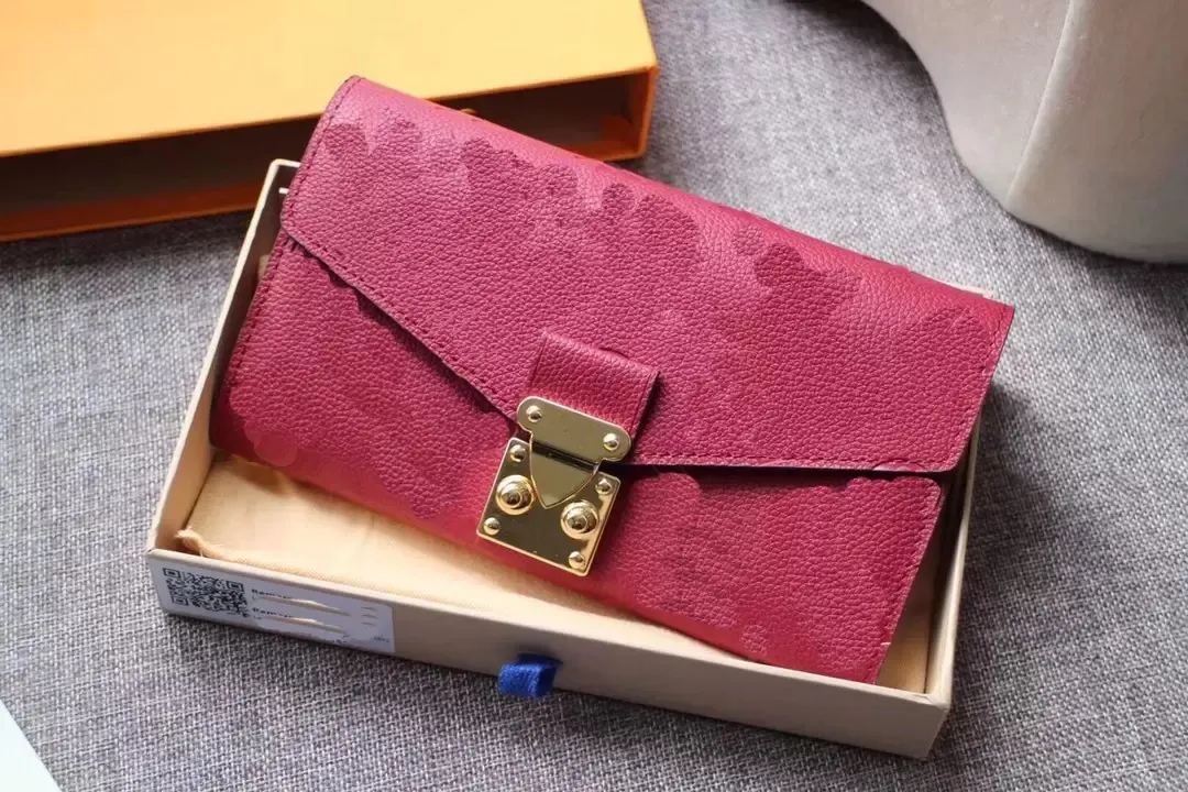 Moda çiçekler tasarımcı cüzdan lüks kadın kadın deri çantalar yüksek kaliteli klasik harfler anahtar para çantası orijinal kutu ekose kart tutucu #62459