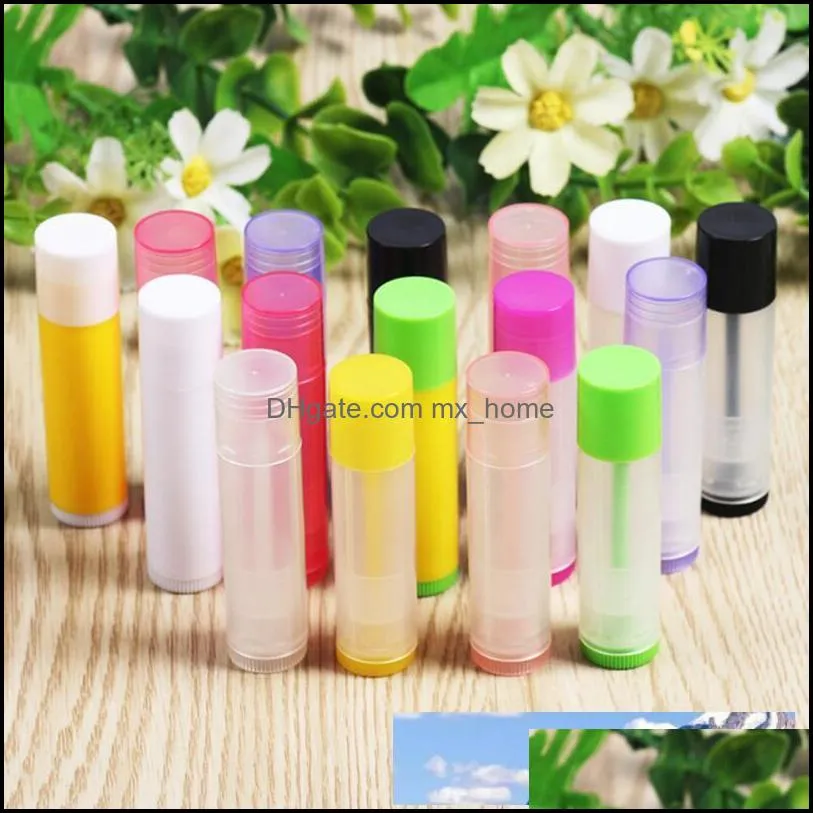 5g 5ml Empty colorful Lip Balm Tubes Containers Lipstick fashion cool lip tubes Multi Color Optional LX1141