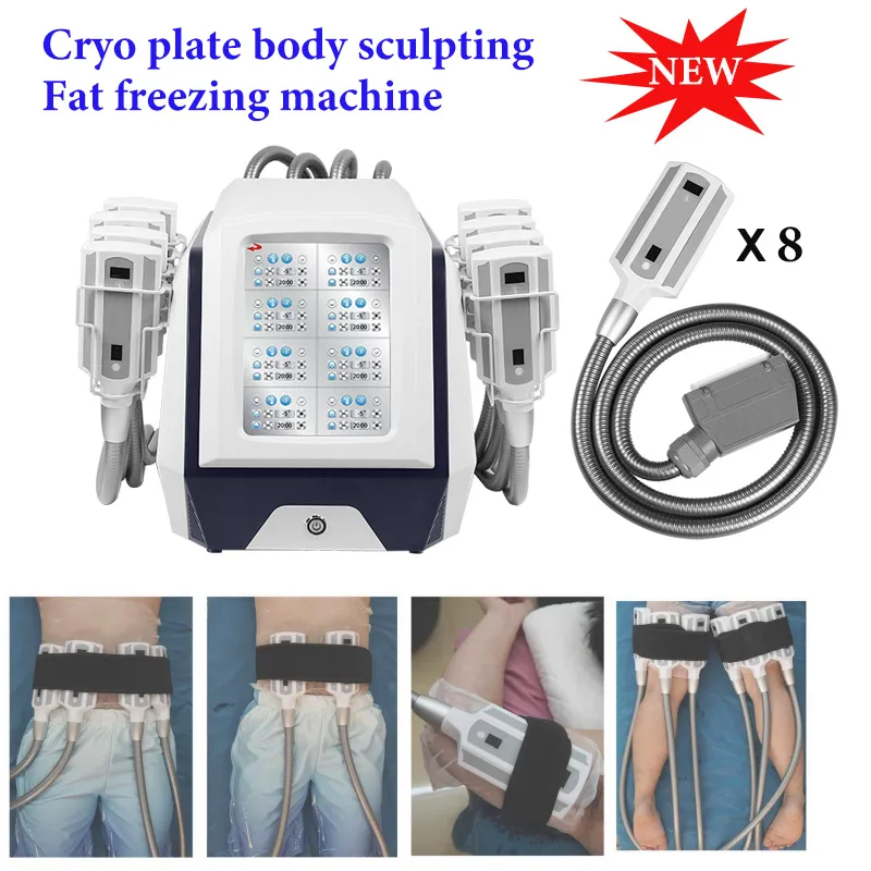 인기 휴대용 비 진공 플레이트 Cryolipolysis Cryoskin Fat Freezing Cryo Pad Body Sculpting 슬리밍 기계