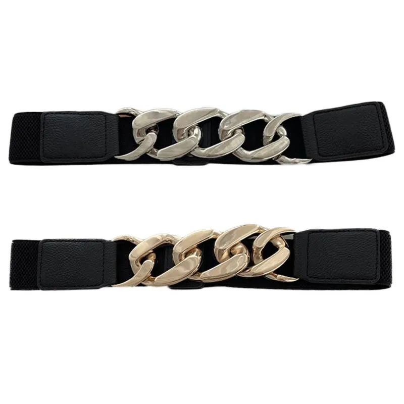 Cinturones para mujeres vestidos cinturas estiramiento cinch cinturón elástico damas vestidos de vestimenta