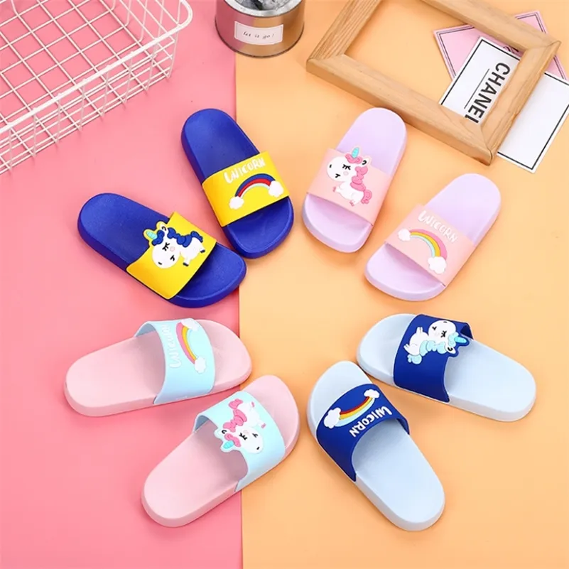Summer fashion childrens slippers Fashion shoes onSlip Beach baby sandals girl Sandals Home Shoes Baby Flip Shoes 220701