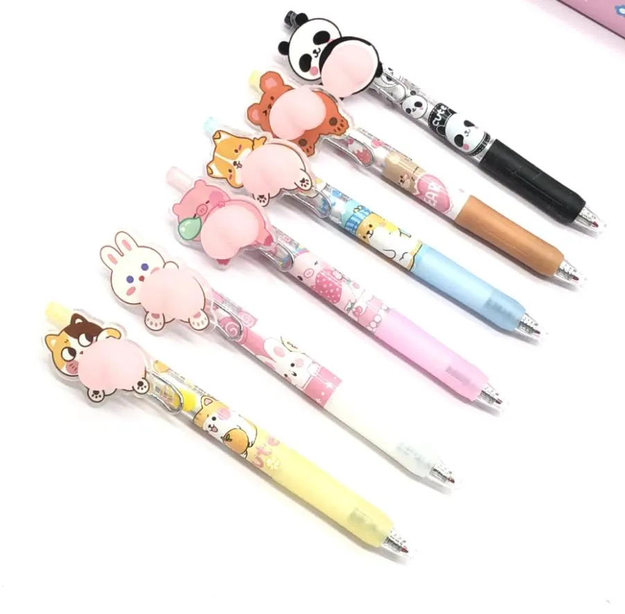 Stylo d'astronaute de l'espace extra-atmosphérique Stylos à encre gel pour animaux de dessin animé Stylos de décompression Prix de faveur de fête d'anniversaire Carnaval Goodie Bag Stuffers Récompenses de classe Remplisseurs de pinata