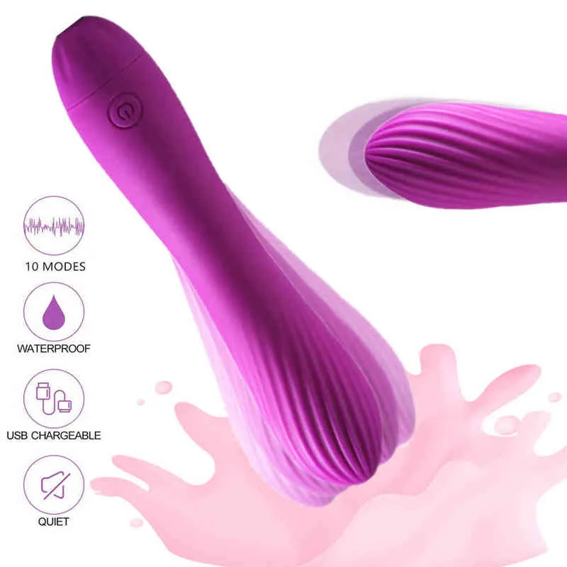 Nxy Vibratori Dildo in silicone Punto G Vagina Vibratore clitorideo Stimolatore Massaggiatore Masturbatore Impermeabile Ricaricabile Prodotti per adulti femminili 220509