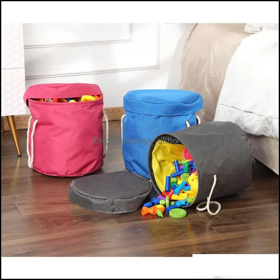 Storage Bags Home Organization Housekee Garden Old Bucket Bag Quick Toy Clean Up Sorting And Drop Delivery 2021 M52Fv