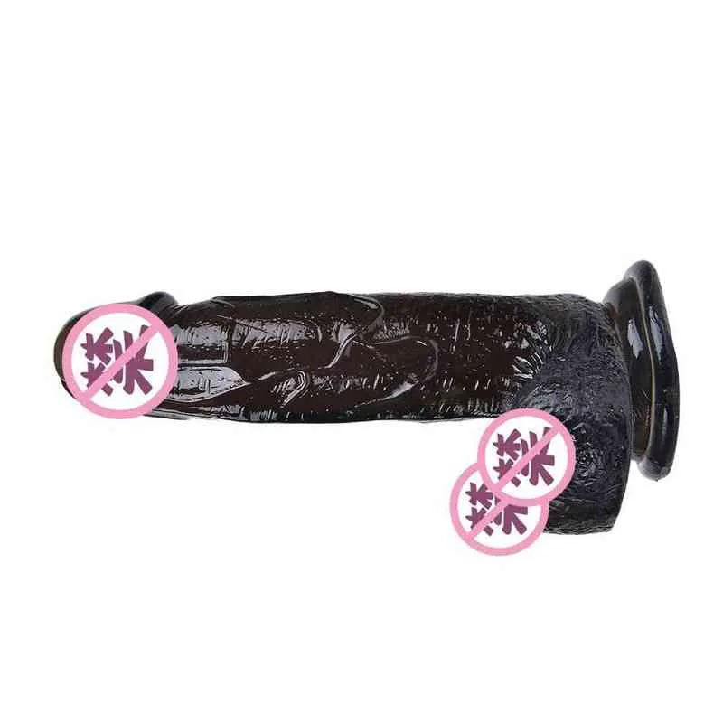 NXY Dildo Giocattoli anali Grande pene simulato Dispositivo di masturbazione femminile Ventosa colorata Indossare prodotti Artificiale 0324