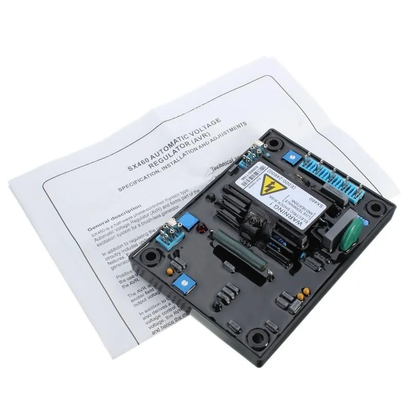 Circuits intégrés Haute qualité AVR SX460 Remplacement du régulateur de tension automatique pour le générateur Stamford 220V AC Jumper sélectionnable