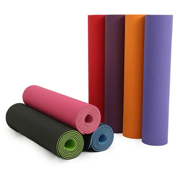 High Quality women girls Yoga mat nature runner TPE Anti Slip pilates Mats hot portable foldable outdoor home workout gym fitness supplies mats equipment