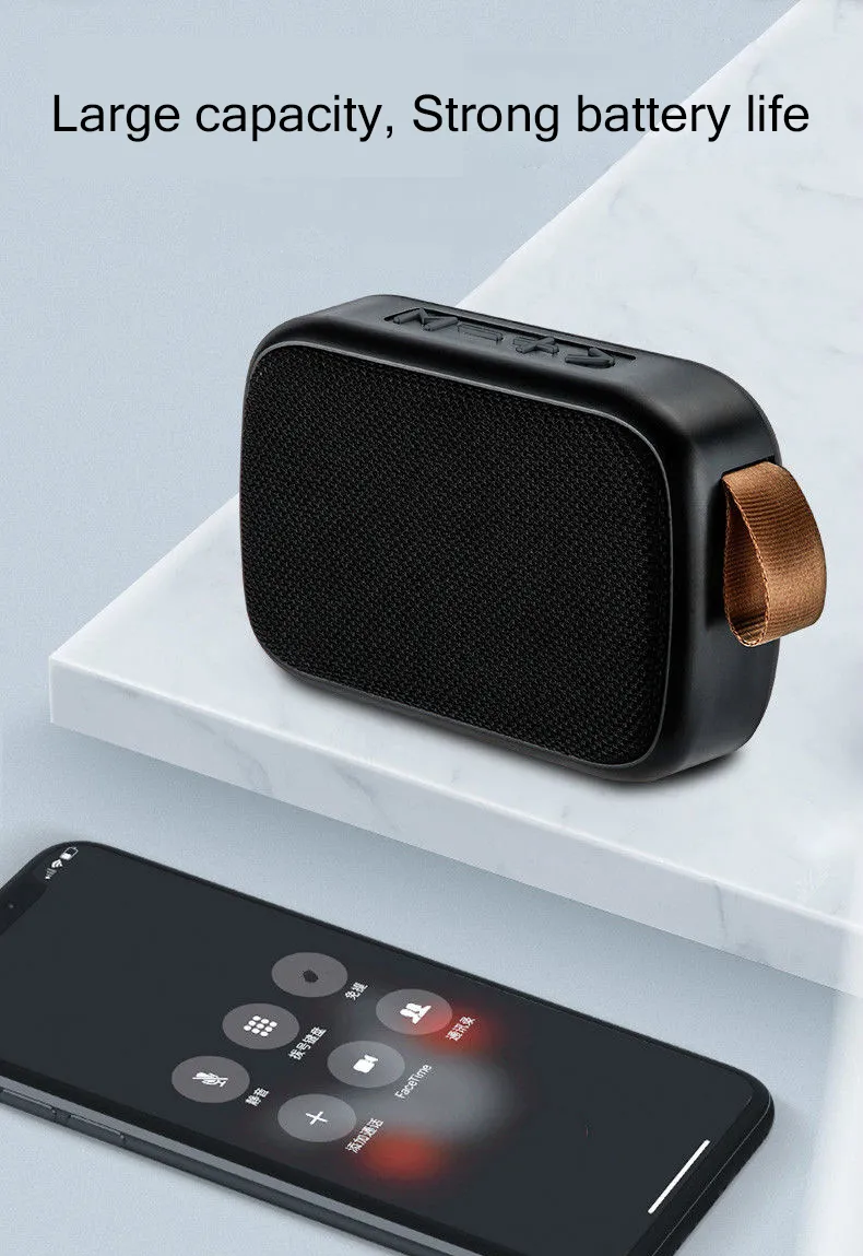 Wireless Bluetooth Speaker Mini Subwoofer TF Card... From ...
