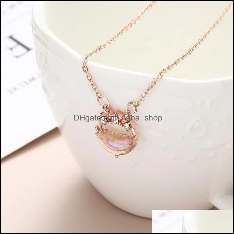 Star Moon Symphony Fairy Pendant Chains Necklaces Clavicle Chain Necklace