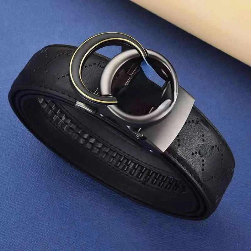 Men's womens Belt buckles Buckle g Letter Cow Leather Business Fashion Versatile Men brand mens designer waist belts luxury for women