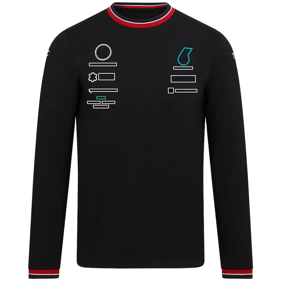 Nytt formel 1-team F1 Racing Suit Herrens långärmade T-shirt Anpassad F1 Officiellt Samma klädfläktmodeller280N