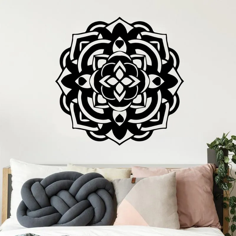 Väggklistermärkear Creative Datura Klistermärke Dekal Heminredning För Vardagsrum Decoration Tillbehör Muralaler Vinilo Pared