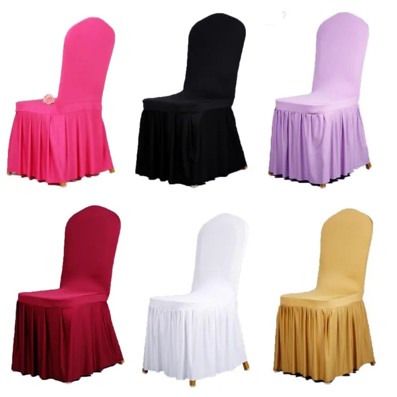 Chair Covers Lychee Modern Wedding Universal Stretch Elastic Dining Seat Cover El Party Meeting CoverChair