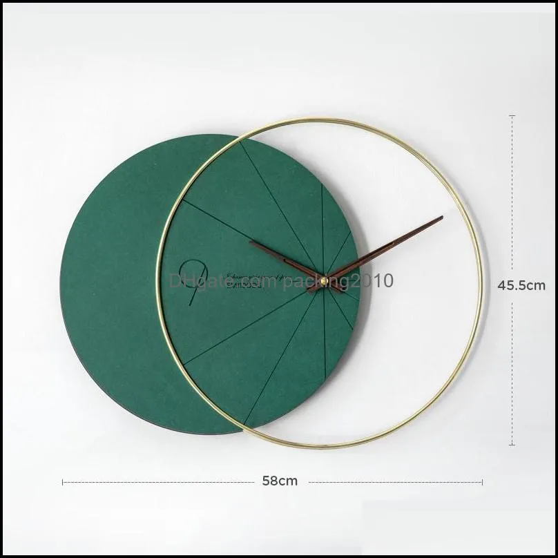 Creativity Modern Precise Silence Wall Clocks Quartz Nordic Living Room Fashion Simple Wandklok Home EK50bgz