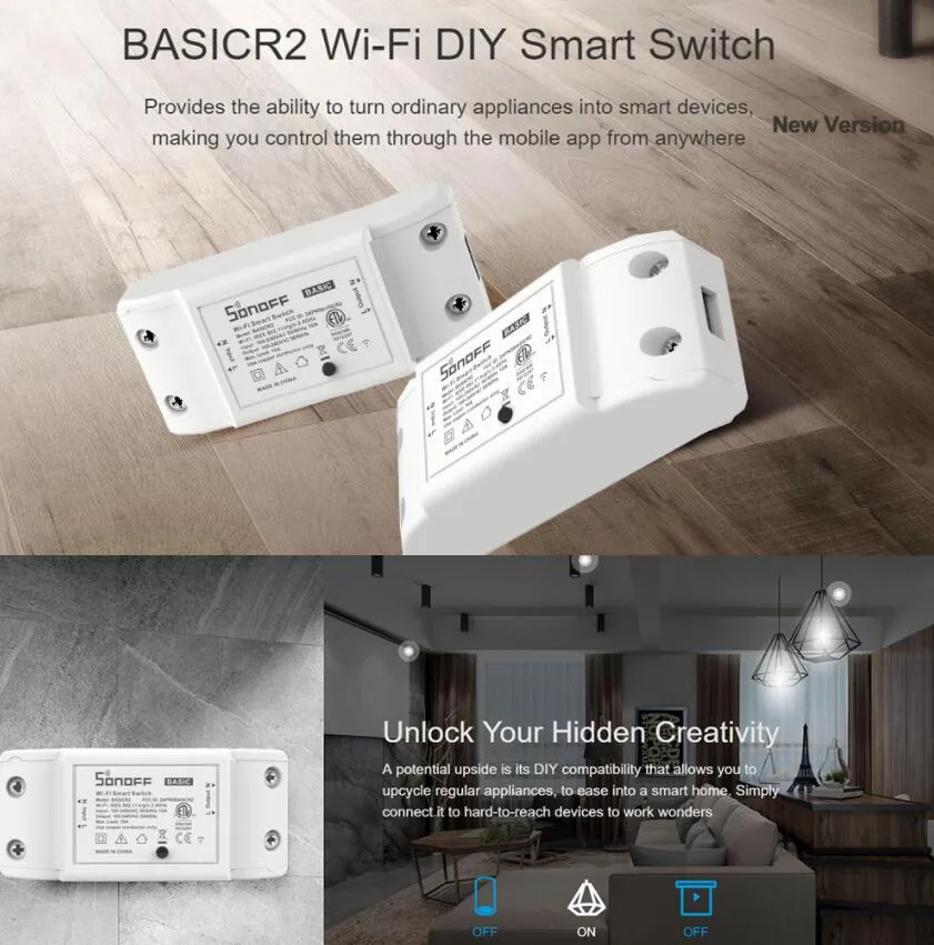 SONOFF BASICR2- WiFi Wireless Smart Switch