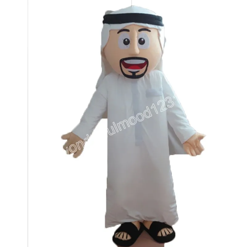 Arabian Mascot Costumes High quality Cartoon Character Outfit Suit Halloween Outdoor Theme Party Adults Unisex Dress