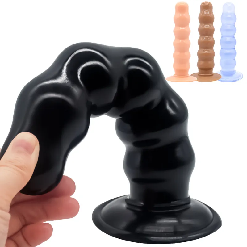 Grote Anale Kralen Enorme Butt Plug sexy Speelgoed voor Mannen Homo Vrouwen Riem op Lange Gigantische Dildo Vagina Prostaat Massager