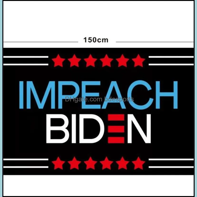 2024 Anti Biden Flags Outdoor Trump Banners 3` x 5`ft 100D Polyester Fast Shipping Vivid Color With Two Brass Grommets 1121 V2