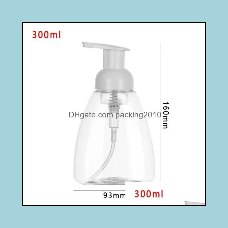 30/60/100/150ML Portable Bottle Refillable Foaming Liquid Soap Dispenser Foam Pump Bottles Travel Plastic Lotion Liquid Empty Cosmetic