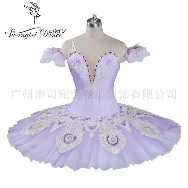 Sovande skönhetsvariation ballett tutu vuxen lila professionell värld ballett konkurrera nötknäppare klänning bt9075