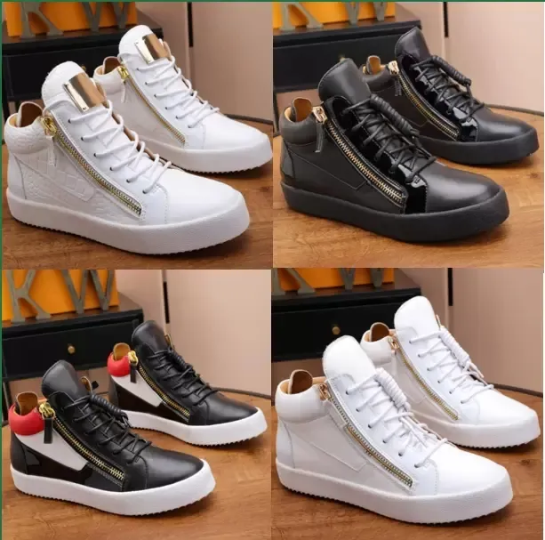 2022s Top Zipper Sapatos Casuais Clássica Clássica Sapatilhas de Veludo Top Alojamento All-Match Stylist Homens Mulheres Plataforma Treinadores Size36-46