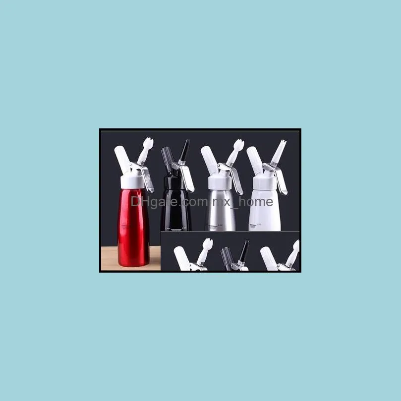 Aluminum Cream Gun Dining & Bar Water Bottles Drinkware Dining & Bar NEW 500 Ml Whip Coffee Dessert  Cream Butter EEA292