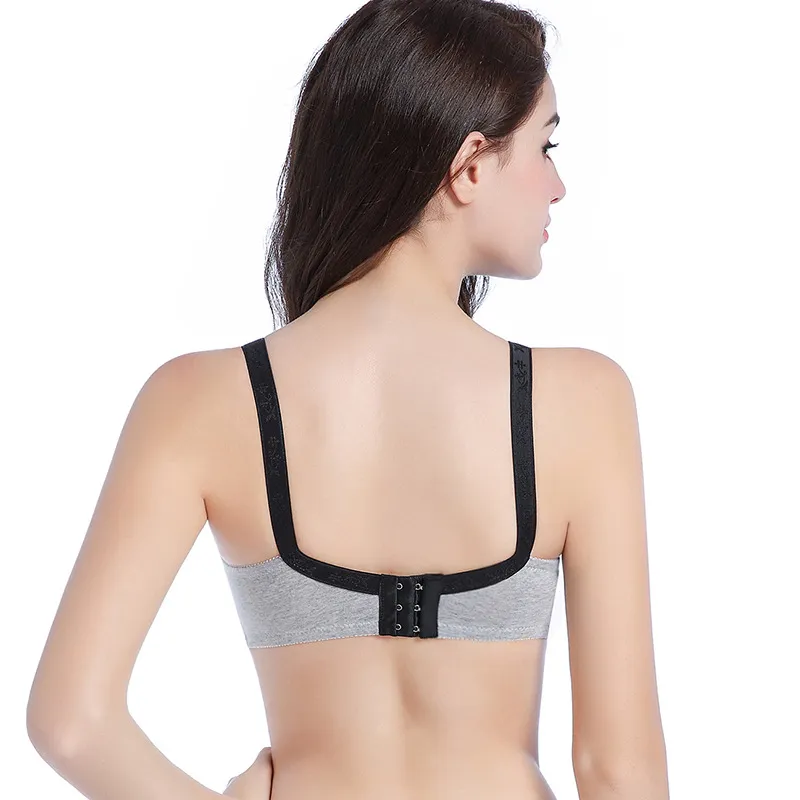 Women's Pregnant Women's Feeding Bra Front Open Cup Gathered