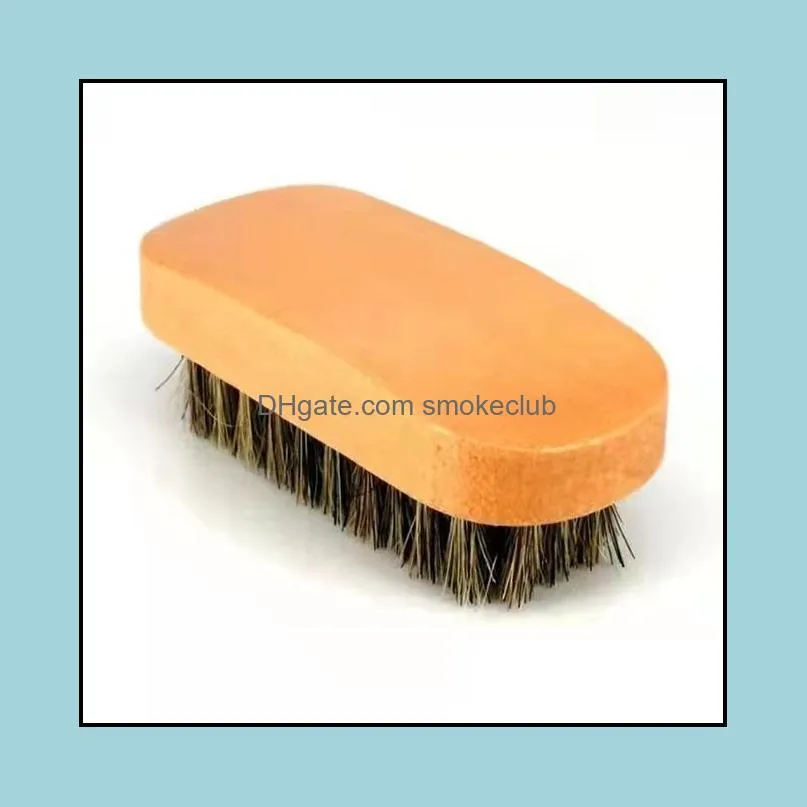 Horsehair Shoe Shine Brushes With Horse Hair Bristles For Boots, Shoes Leather Care Cleaning Brush For Suede Nubuck Boot