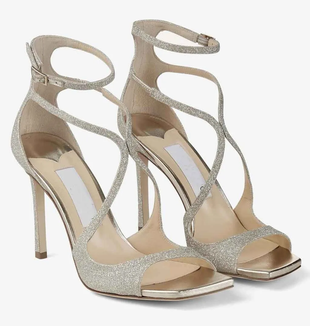 Célèbres marques d'été sandales chaussures femmes croix à bretelles talons hauts nu noir soirée mariage Sexy dame Sandalias EU35-43