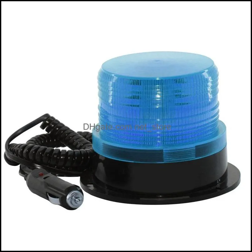 Traffic Light Warning Flash Beacon Emergency Indication LED Lamp Car Rotating Traffice Safety Magnet Ceiling Box Strobe