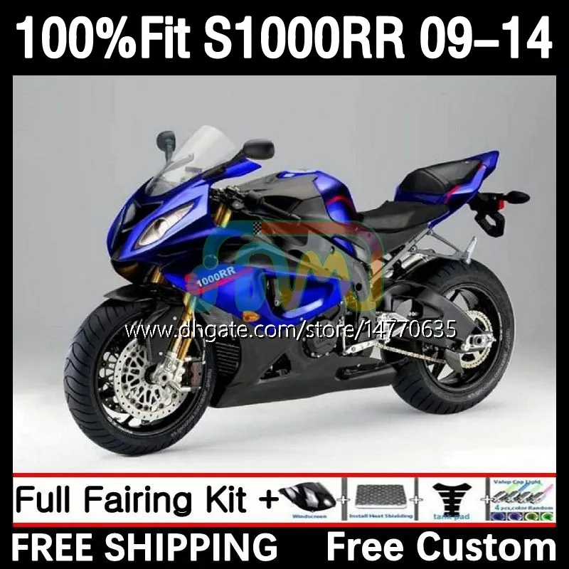 OEM Fairings Kit for BMW S 1000RR 1000 RR S1000-RR 09-14 2DH.90 S-1000RR S1000 RR 2009 2010 2011 2013 2013 S1000RR 09 10 11 12 13 14 Injection Mould Body Blue