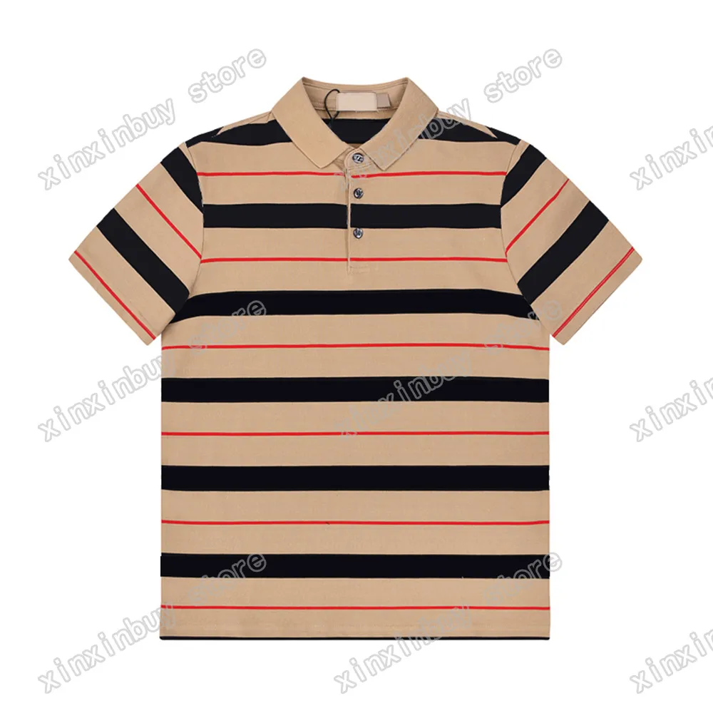 22SS Erkek Kadın Tasarımcılar T Shirt Paris Sport Stripe Pamuk Tee Kısa Kollu Müret