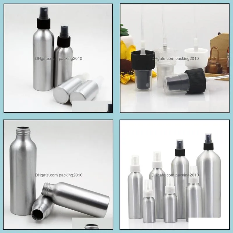30ml Refillable Aluminium Spray Atomiser Bottle Metal Empty Perfume Bottle Essentials Oil Spray Bottle Travel Cosmetic Packaging Tool