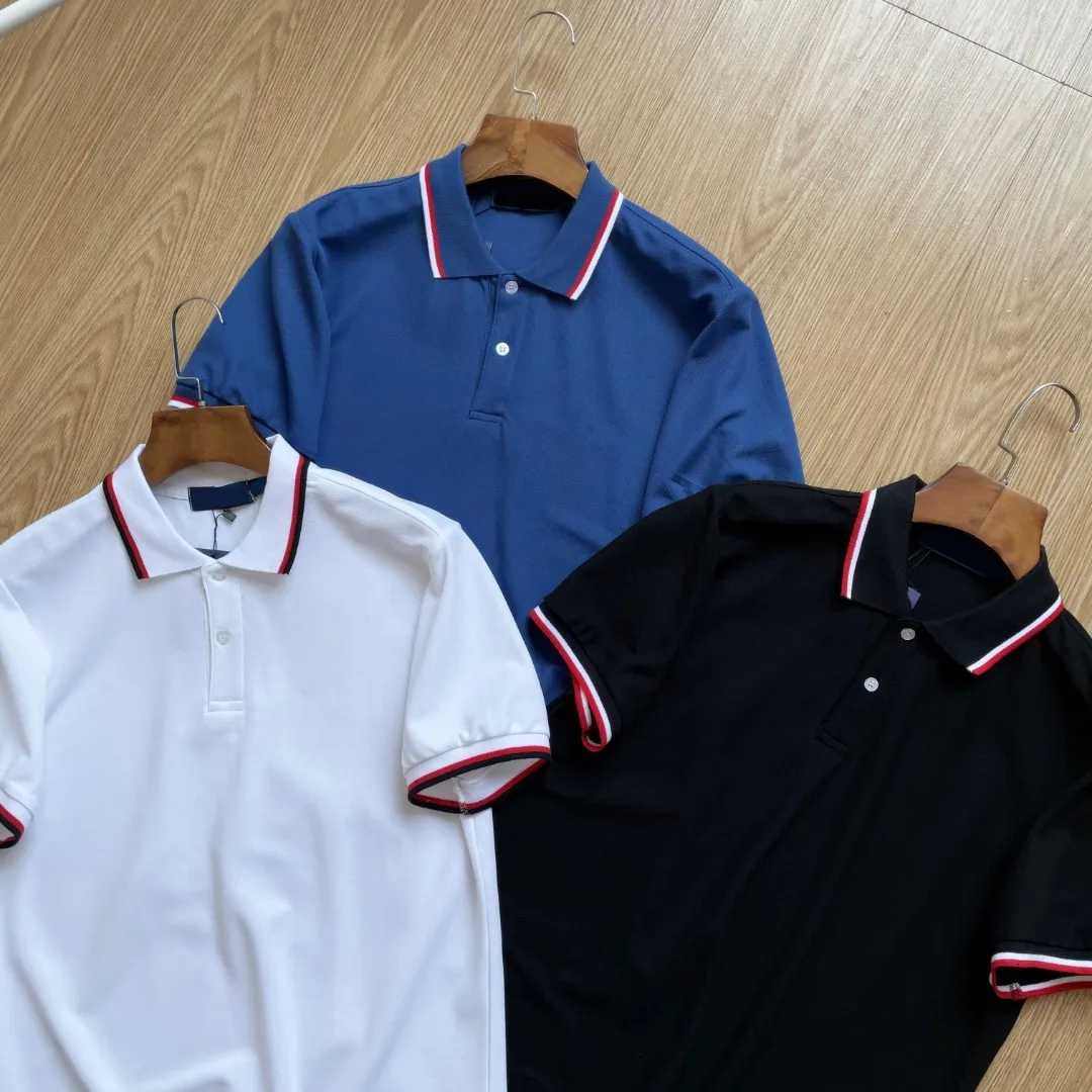 22SS Mens Polos Embroidery Fashion T Shirt Designer قمصان غير رسمية بولو قمم جديدة الربيع الصيفي Tshirt Tees عالية الطباعة الرياضة.