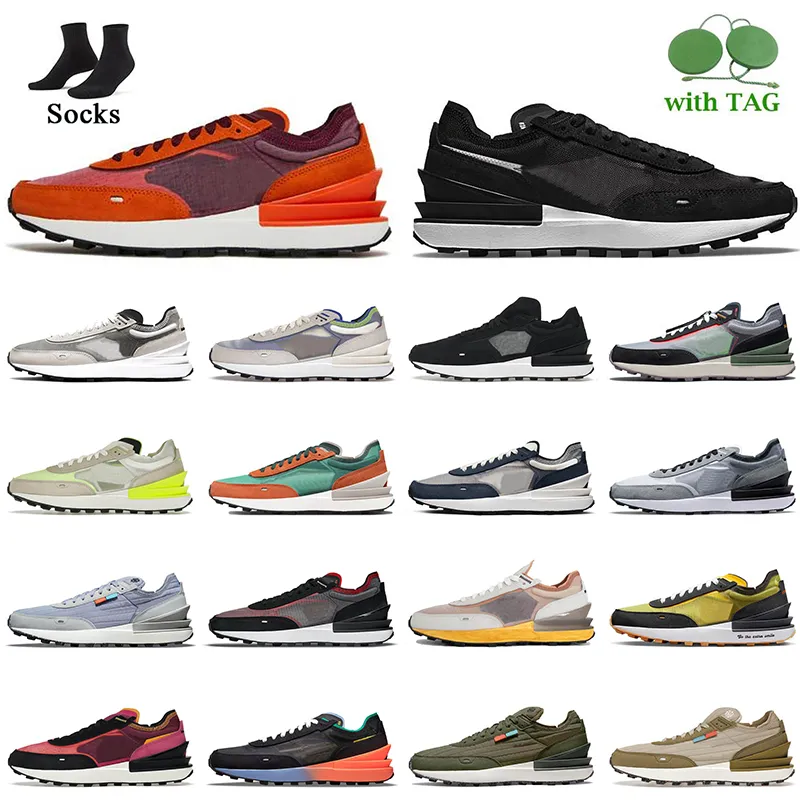 Wholesale 2022 Waffle One Running Shoes Platform Designer Sneakers Dark