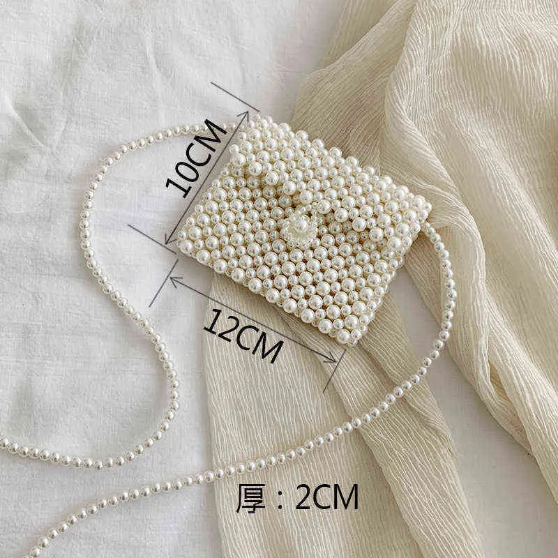 Mini borsa perle fatte a mano Vintage Eva perline per perline per panello di moda per le spalle femminile 2019 borse da sposa borsetta da donna di lusso G220531