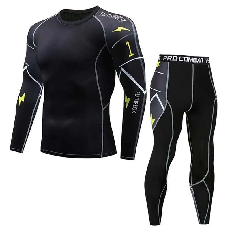 Novo modelo Thermal Routes Men Desenta Compressão Sweat Secução rápida Long Johns Fitness Fisichanding Shapers LJ201109