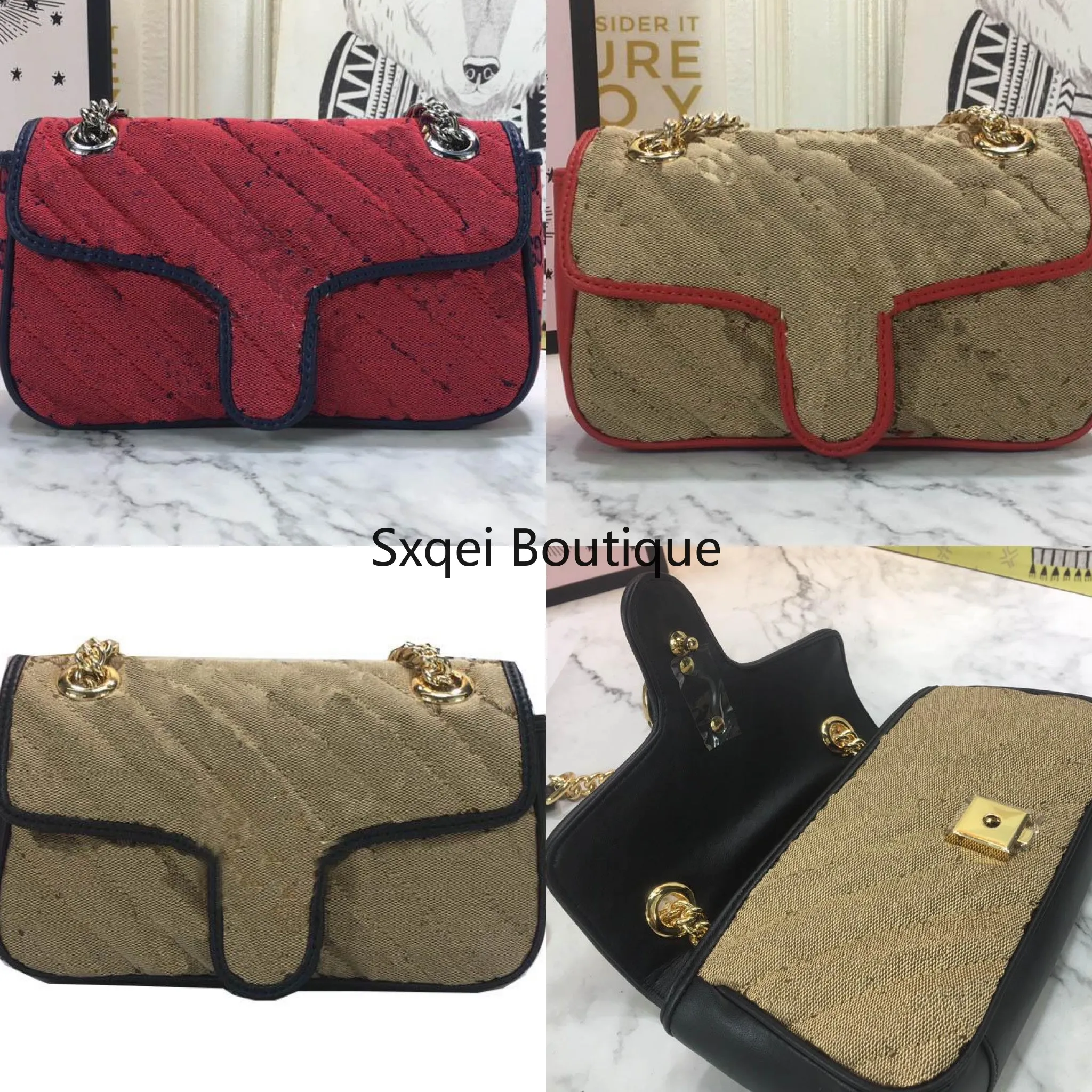 2022 Sacs de messager de luxe pour femmes Sac femmes Sacs à bandoulière Love Fashion Sacs multicolores en cuir véritable Sac à main à bandoulière fourre-tout sacs à main fourre-tout à bandoulière