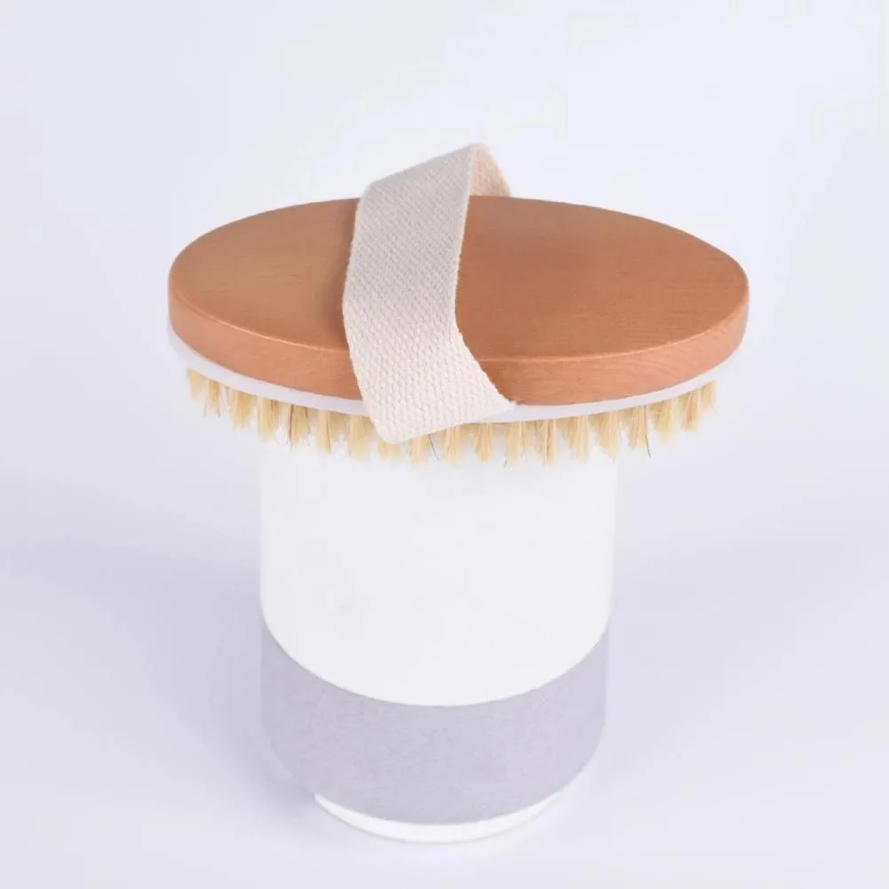 Cleaning Brushes Bath Brush Dry Skin Body Soft Natural Bristle SPA The Wooden Shower Without Handle Fast Delivery H0420