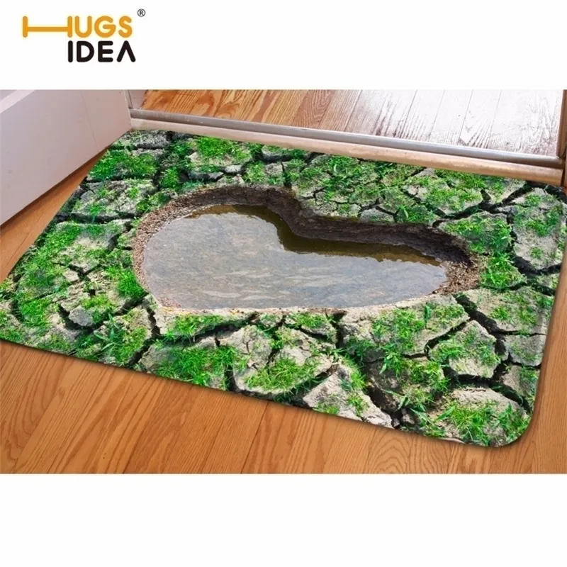 HUGSIDEA Tapis de maison de style pastoral drôle pièges 3D tapis tapis pour chambre à coucher salle de bain salon porte cuisine tapis d'entrée Y200527