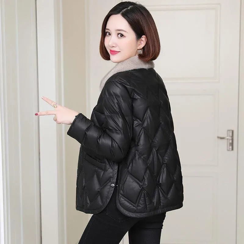 Women's Trench Coats Jackets Winter Jacket Korean Style Woman Aesthetic Puffer Short Clothes Female Clothing Coat Women's Parkas M619Wom