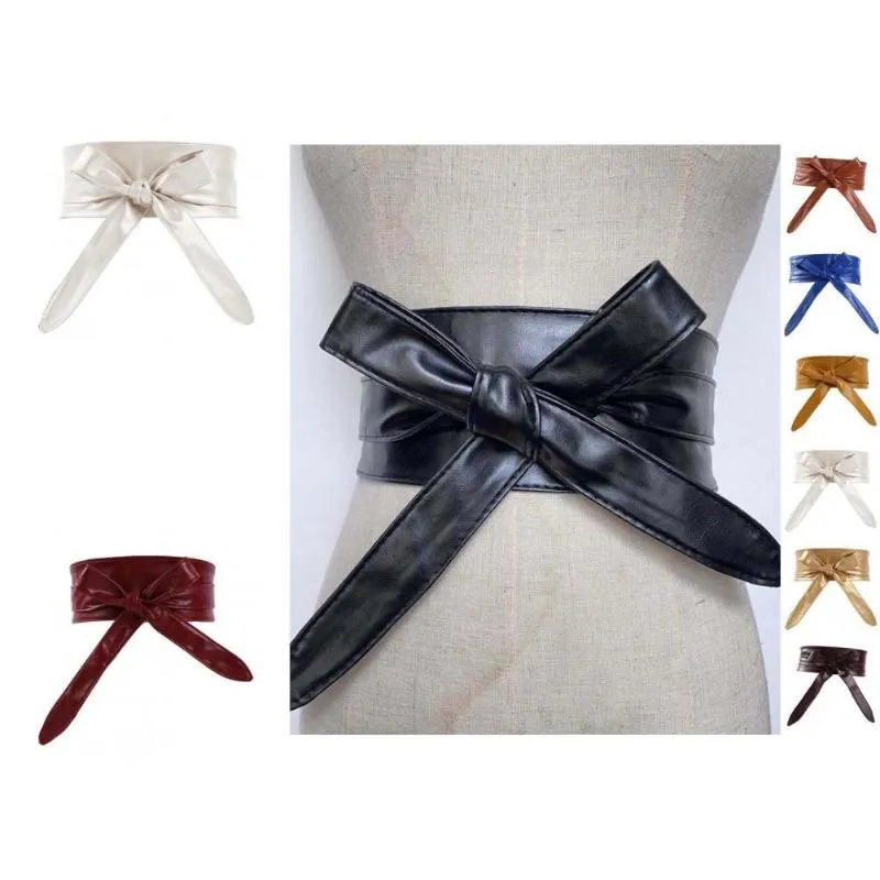 Belts 9 Colors Unique Trendy Concise Style Fashion Belt Faux Leather Women Beautiful For Daily Wear