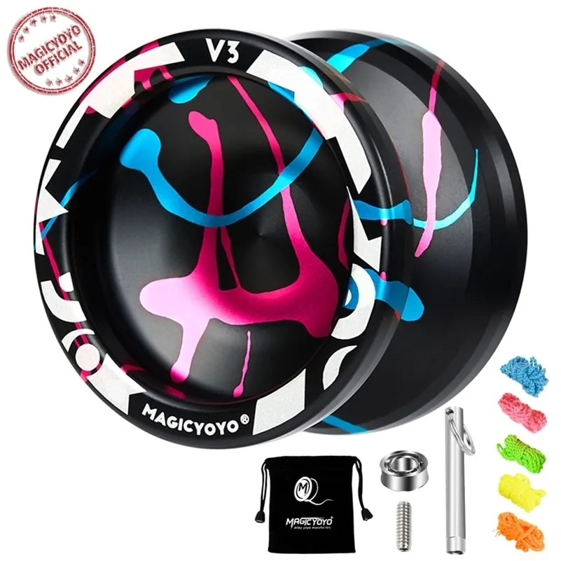 MAGICYOYO V3 Professionelles Yo-Yo Metall-Reaktions-Yo für Kinder Anfänger-Ersatz Nicht reagierendes Yo-Yo-Lager Fortgeschrittenes Spielzeug 220817