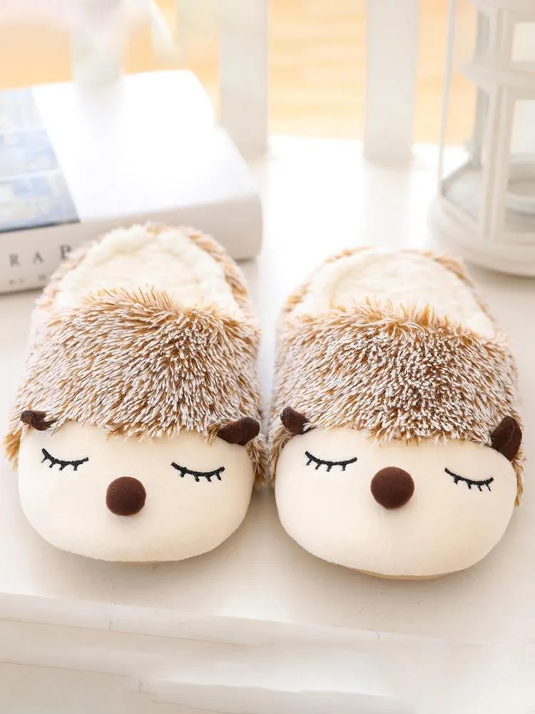 Color Plush Slippers Women Home Floor Cotton Slippers Warm Autumn Winter Ladies Slippers for Home Casual Indoor Shoes VT1304 (9)