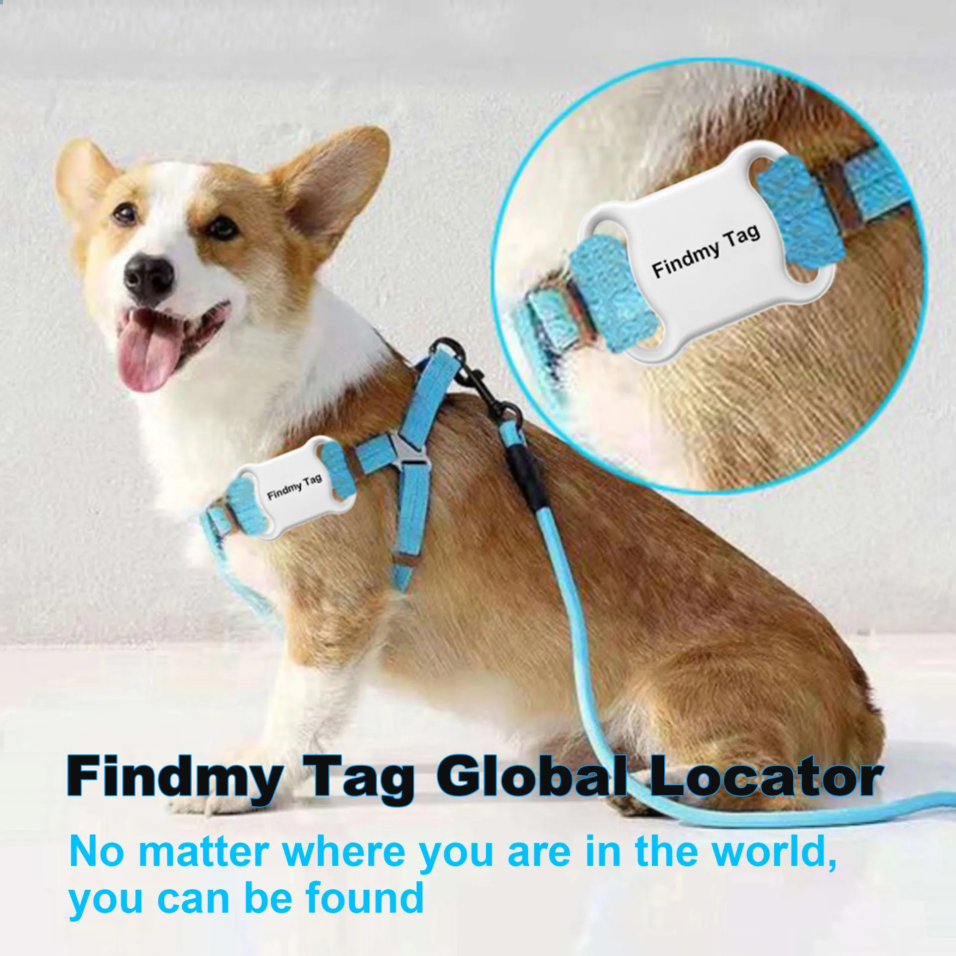 Pet Dog Cat Tracker Smart Bluetooth Wireless Locator Anti-lost Tracker Alarm Mini Tracking Finder Device Auto Tracker