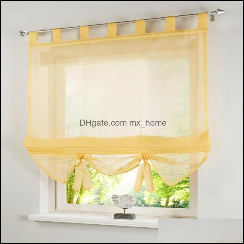 2pcs finished products roman blinds can lift balcony curtains for the kitchen,cafe,window curtains for home decoration