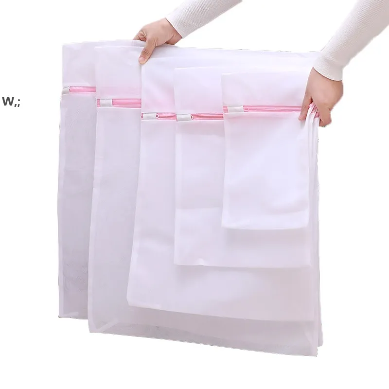 5000Pcs Mesh Laundry Bags 30*40cm Laundry Blouse Hosiery Stocking Underwear Washing Care Bra Lingerie for Travel GCB15148